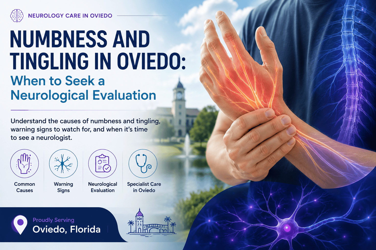 Numbness and Tingling in Oviedo: When to Seek a Neurological Evaluation